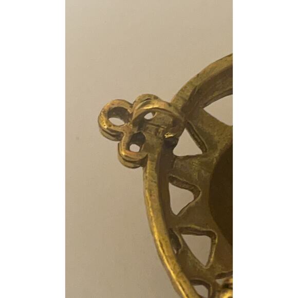 vintage gold tone AFRICAN CRESCENT PIN/PENDANT MMA Metropolitan Museum of Art - Picture 8 of 16